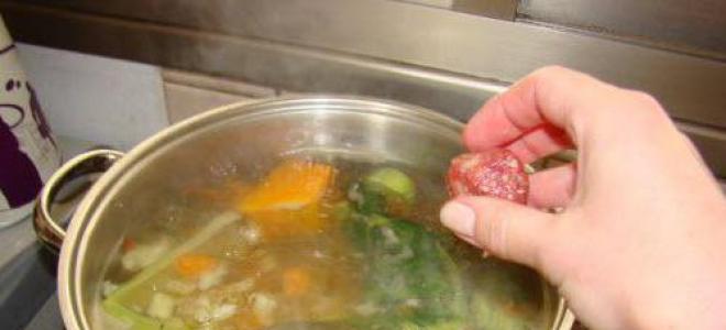 Рецепт Суп картофельный с мясными фрикадельками